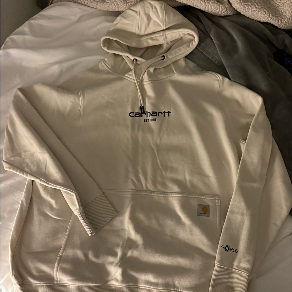 Cream Carhartt Hoodie